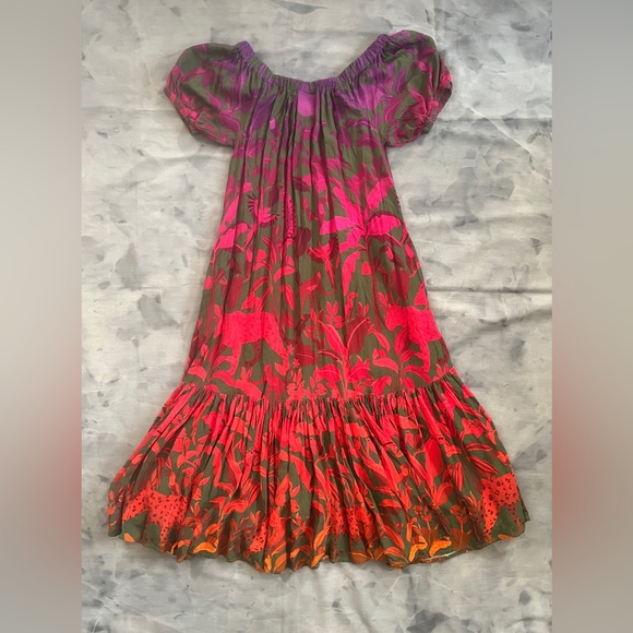 Farm Rio Off-The-Shoulder Cover-Up Dress - Picture 7 of 8